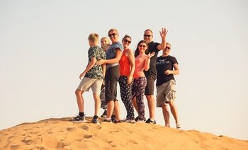 4x4 Sunset Desert Safari with Barbecue Dinner