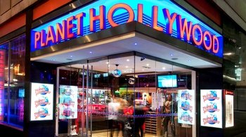 Dining at Planet Hollywood
