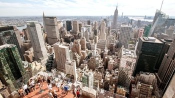 Aussichtsplattform „Top of the Rock“ – Zeitlich flexibles Ticket