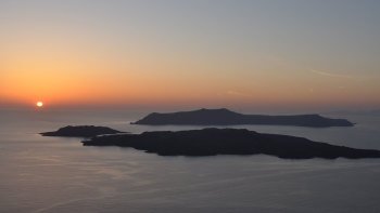 Sunset Dinner Cruise on the Caldera