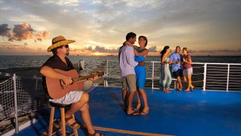 Commotion on the Ocean Sunset Sail