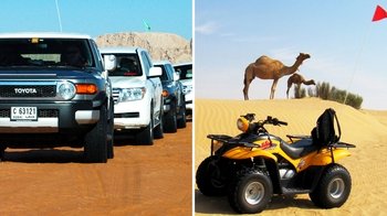 Aventure en 4×4 dans le désert avec dîner au barbecue et véhicule tout-terr...