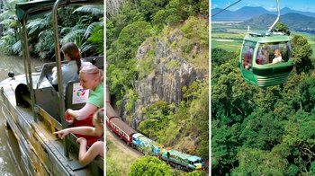 Army Duck Tour, Kuranda Scenic Railway & Skyrail Cableway