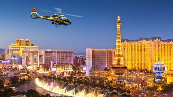 Helicopter City Lights with Limo & Champagne