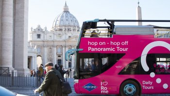 Visite touristique de Rome en bus à arrêts multiples