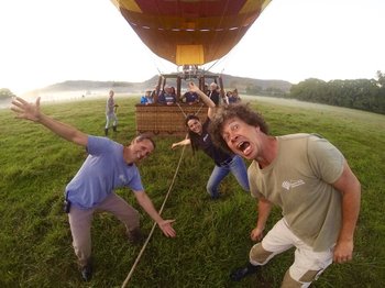 Hot Air Balloon Flight with Champagne breakfast