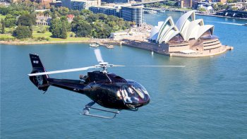Rundflug im Hubschrauber mit Panoramaaussicht über den Hafen von Sydney