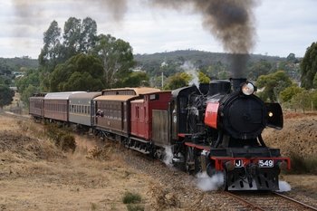 Victorian Goldfields Railway Steam Train Ride