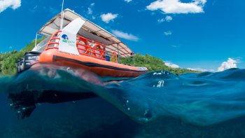 3 eilanden-oceaancruise met supersnelle raftingboot