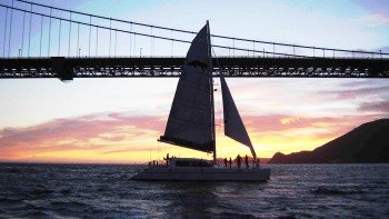 Gita in barca al tramonto