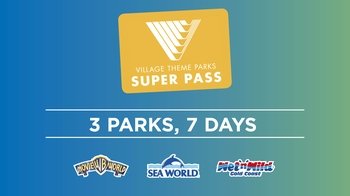 7-Day Super Pass: Movie World, Sea World & Wet'n'Wild Water World