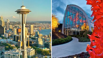 Combo Ticket: Space Needle Observation Deck & Chihuly Garden & Glass