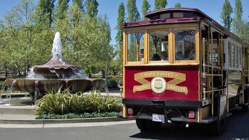 Premium Up Valley & Castle Trolley Tour