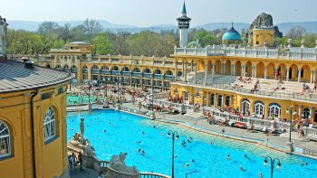 Skip-The-Line Entry at Széchenyi Bath & Dinner Cruise with Live Music