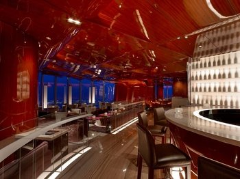 Dining at Atmosphere restaurant & discover Dubai by night