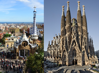 Park Güell & Sagrada Familia with transportation in between
