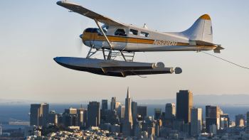 Seaplane Flight Over the Bay & Alcatraz Island Tour via Ferry