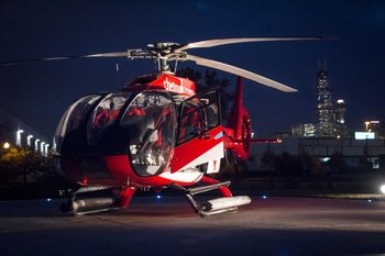 Helicopter Flight at Night