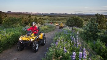 Full-Day Quad bike Adventure & Guided Golden Circle Tour