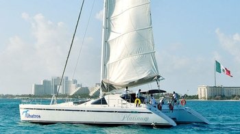 Full-Day Isla Mujeres Catamaran Sailing Adventure