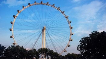 Singapore Flyer Ferris Wheel with Duck Tour or Hop-On Hop-Off Bus Combo