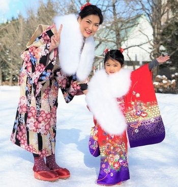 Kimono for your lovely kids in Hokkaido