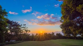 Upcountry Sunset and Stargazing