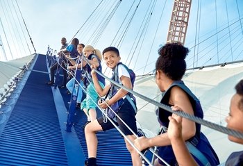 Up at The O2 Climb Experience