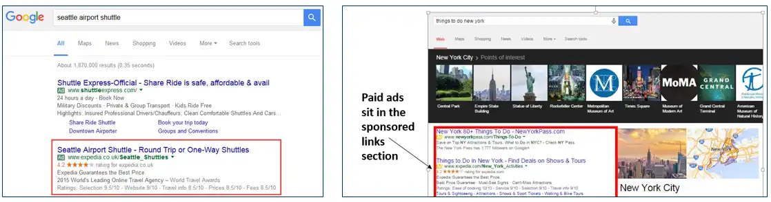 Search Engine Marketing example