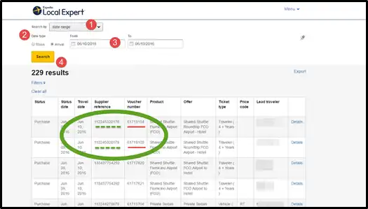 Date Range Booking Report