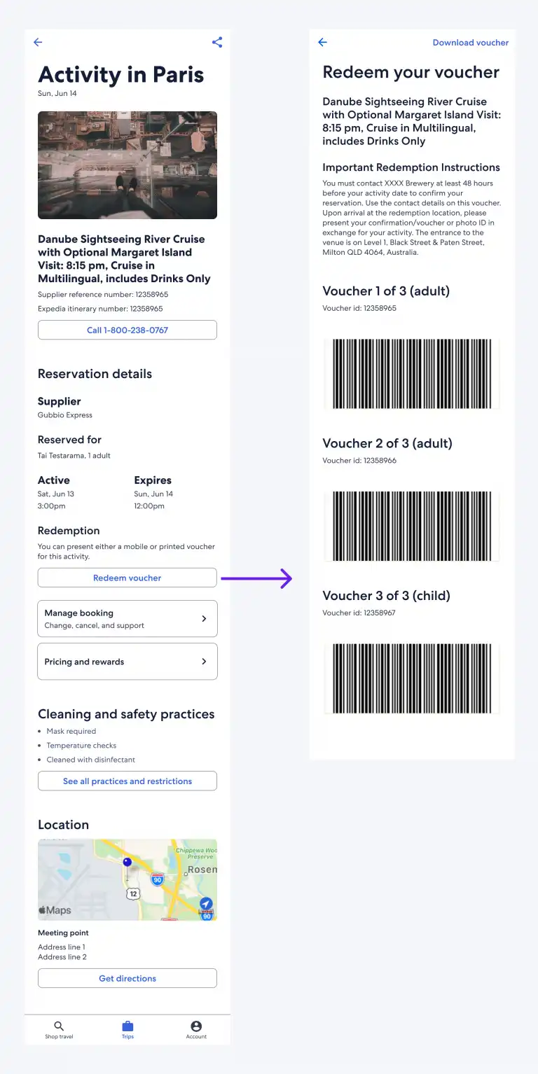 Example voucher