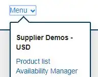 Availability Manager dropdown menu