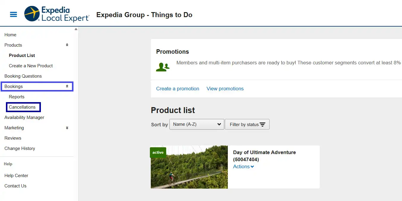 Cancellation Location