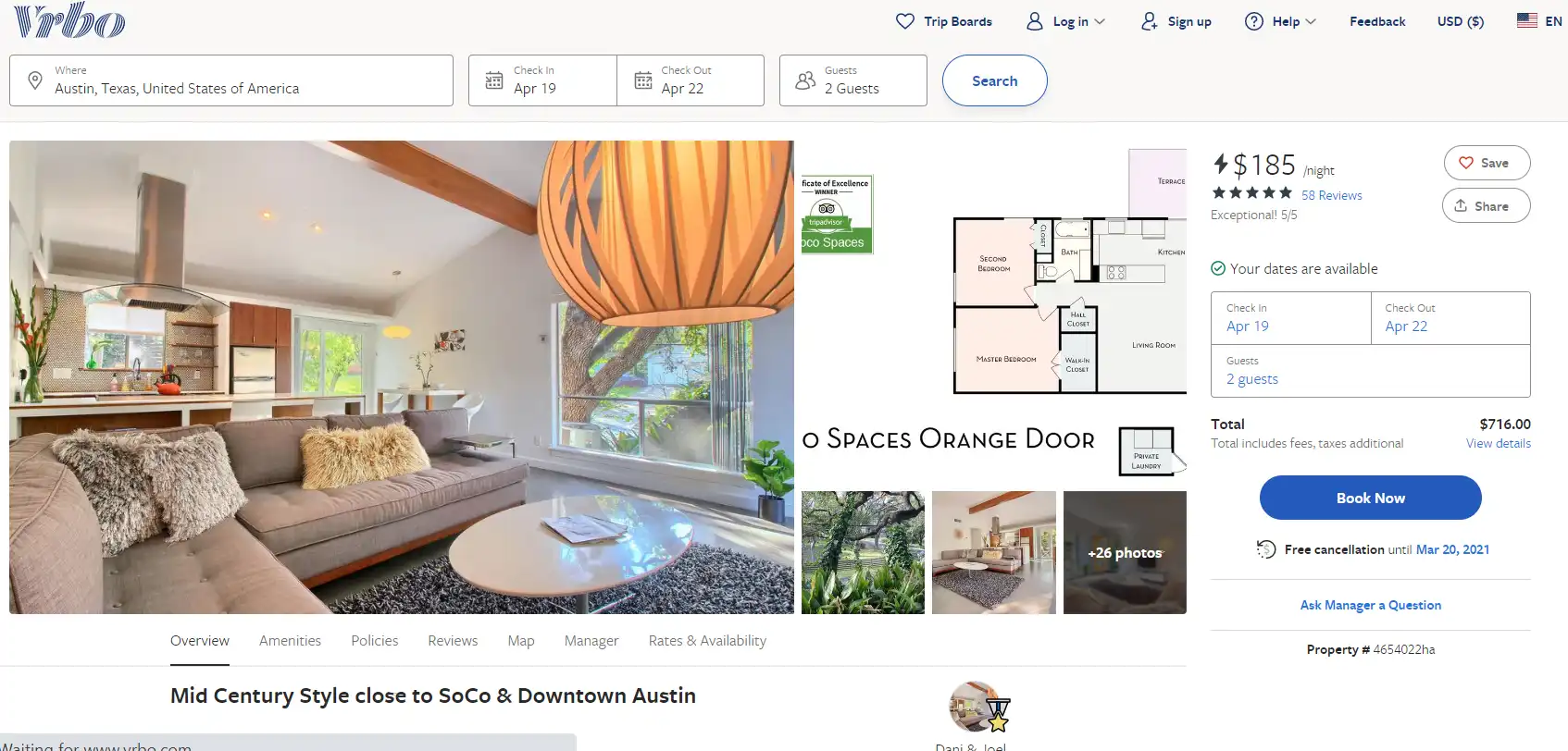 Property details page Property details page