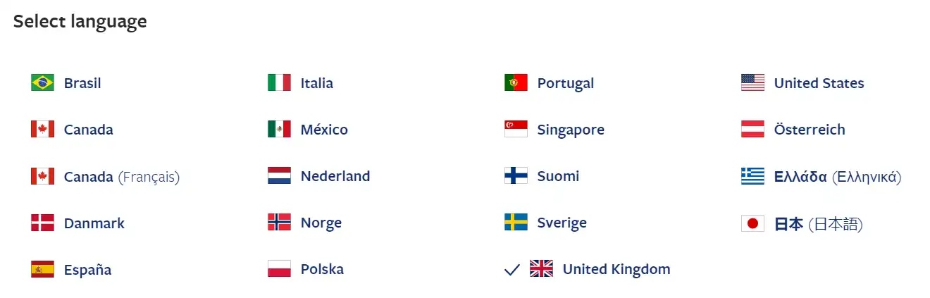 Supported languages Supported languages