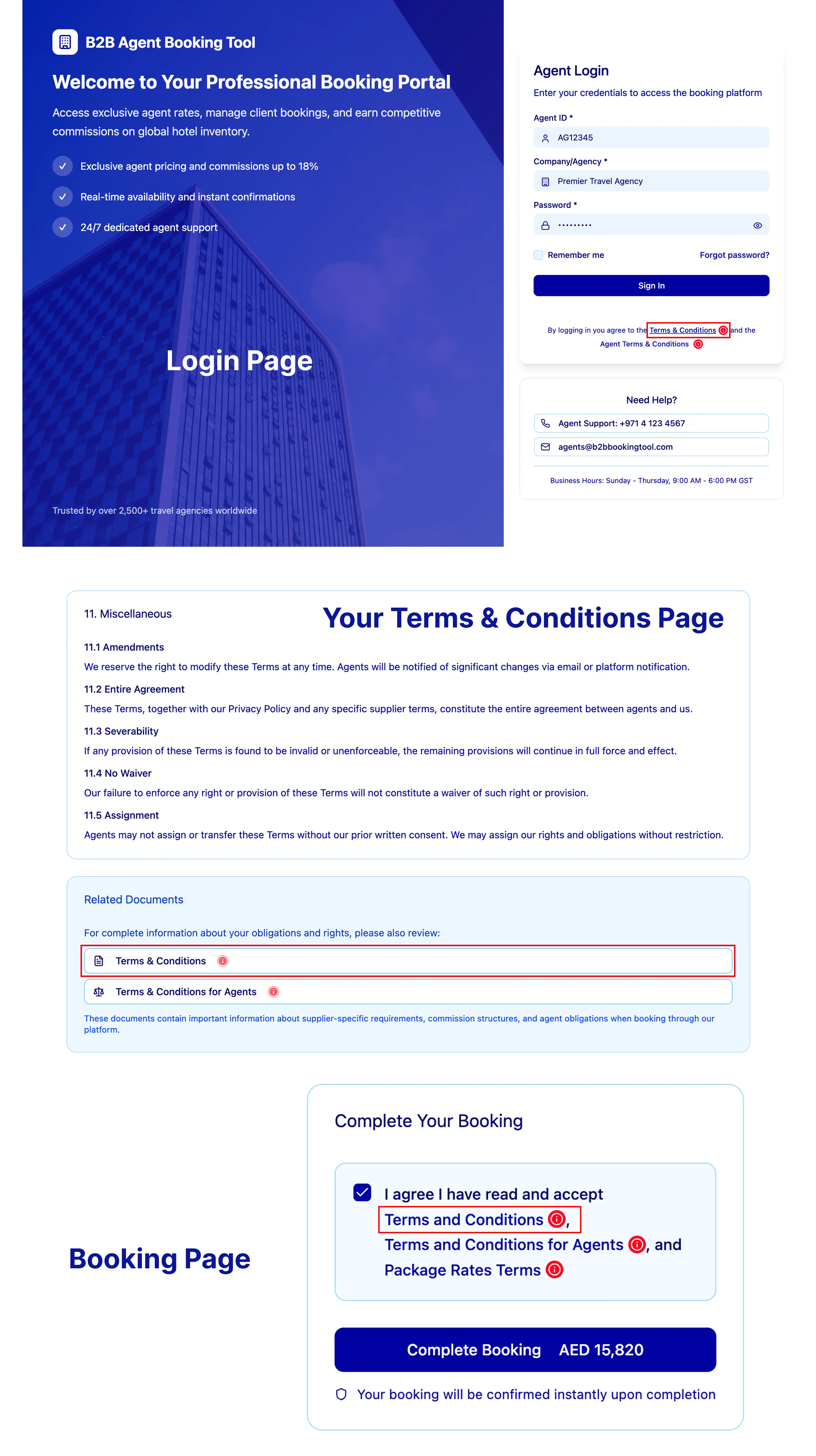 B2B Expedia Group terms and conditions