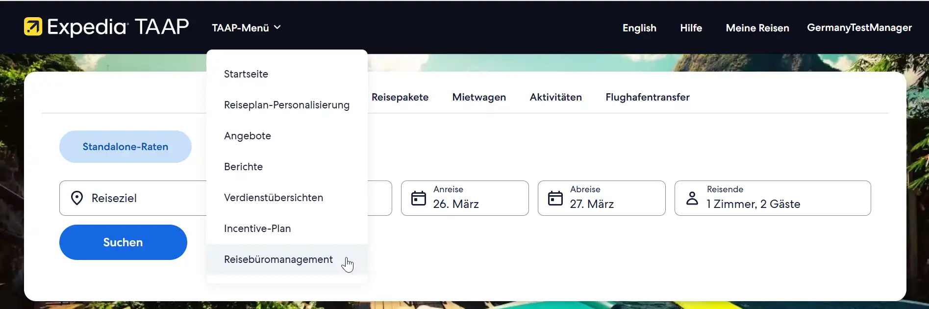 reisebuero-management-menue