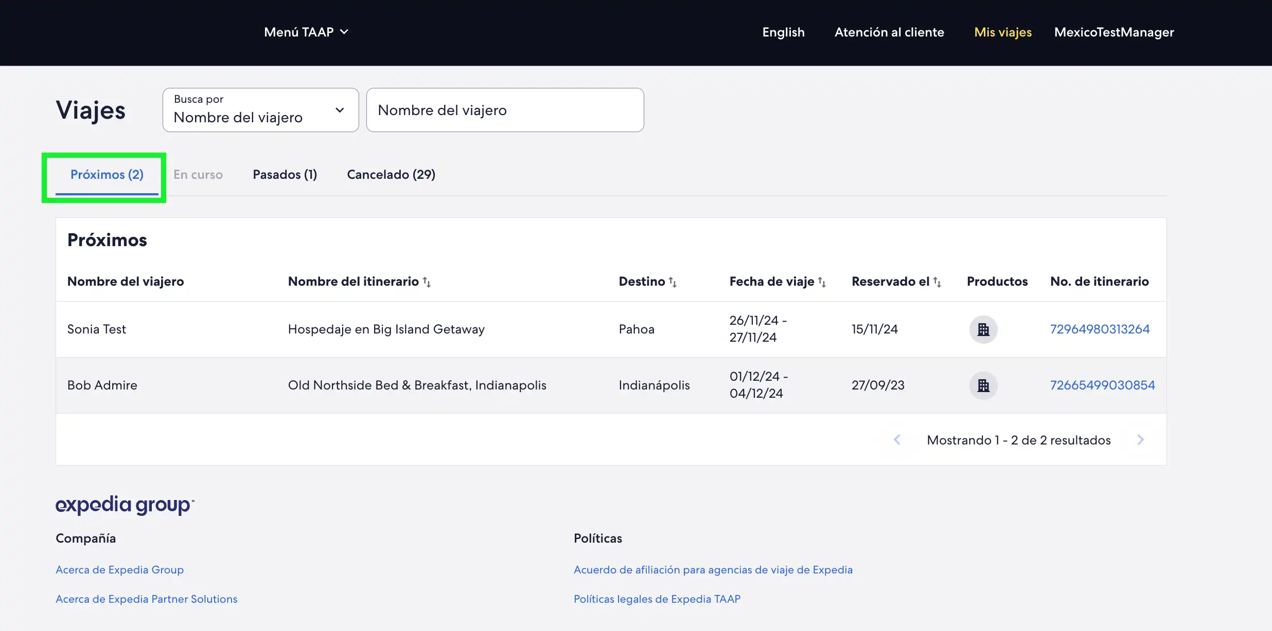 Cómo modificar la reservación de una propiedad 2