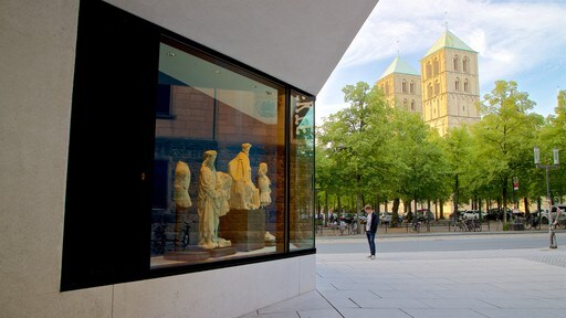 Westphalian State Museum for Art and Cultural History which includes heritage architecture and street scenes as well as an individual male