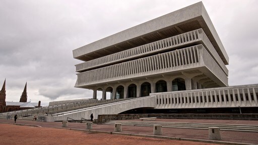 New York State Museum which includes modern architecture