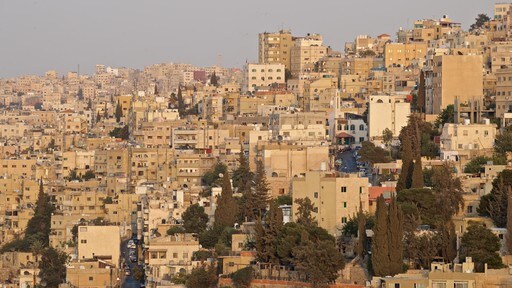 Amman which includes landscape views and a city