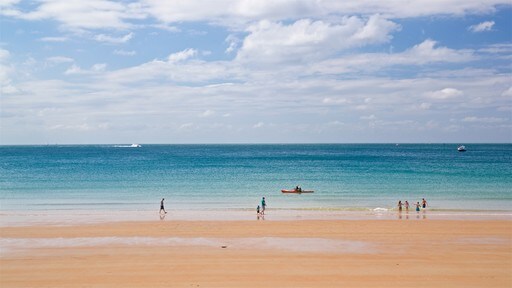 St Brelade\'s Bay Beach showing general coastal views, a beach and landscape views