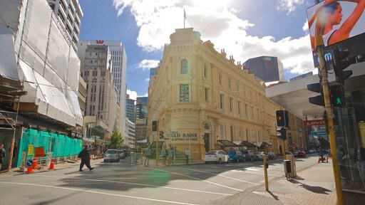 Wellington mostrando una ciudad y arquitectura patrimonial