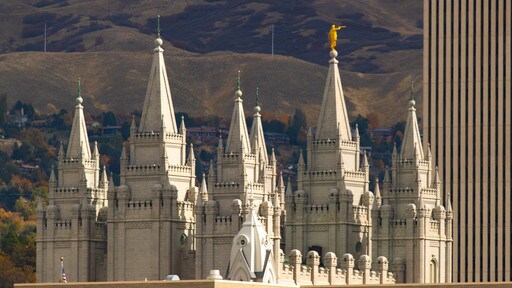 Centrum van Salt Lake City inclusief historische architectuur