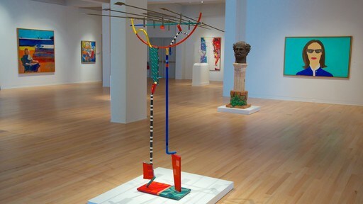 Louisiana ofreciendo arte y vistas de interior