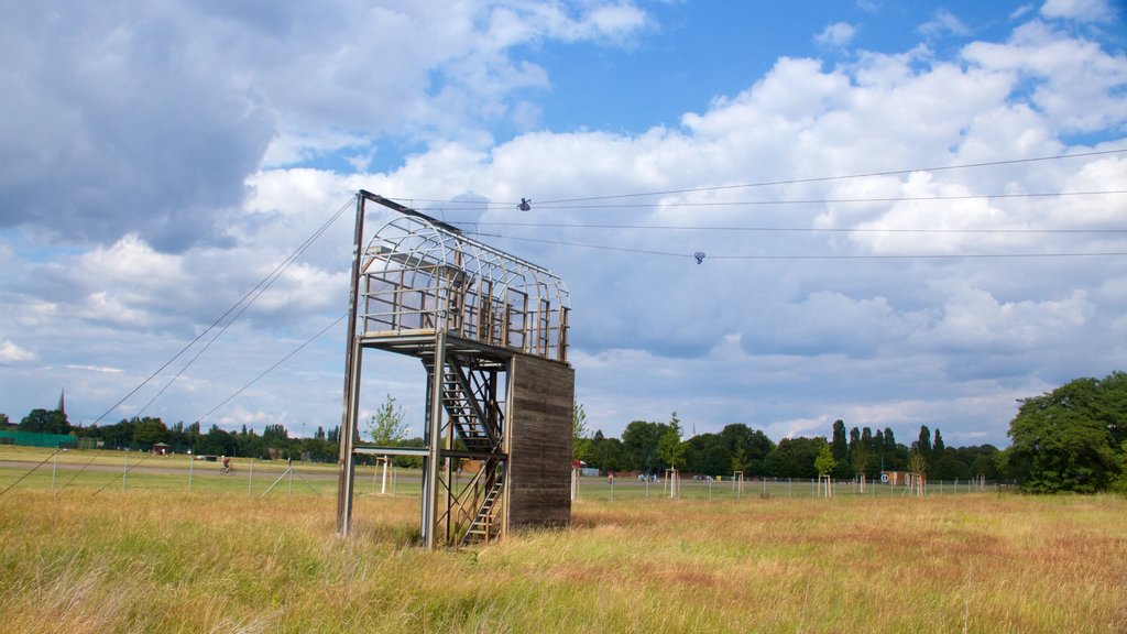 Parque Tempelhof mostrando escenas tranquilas