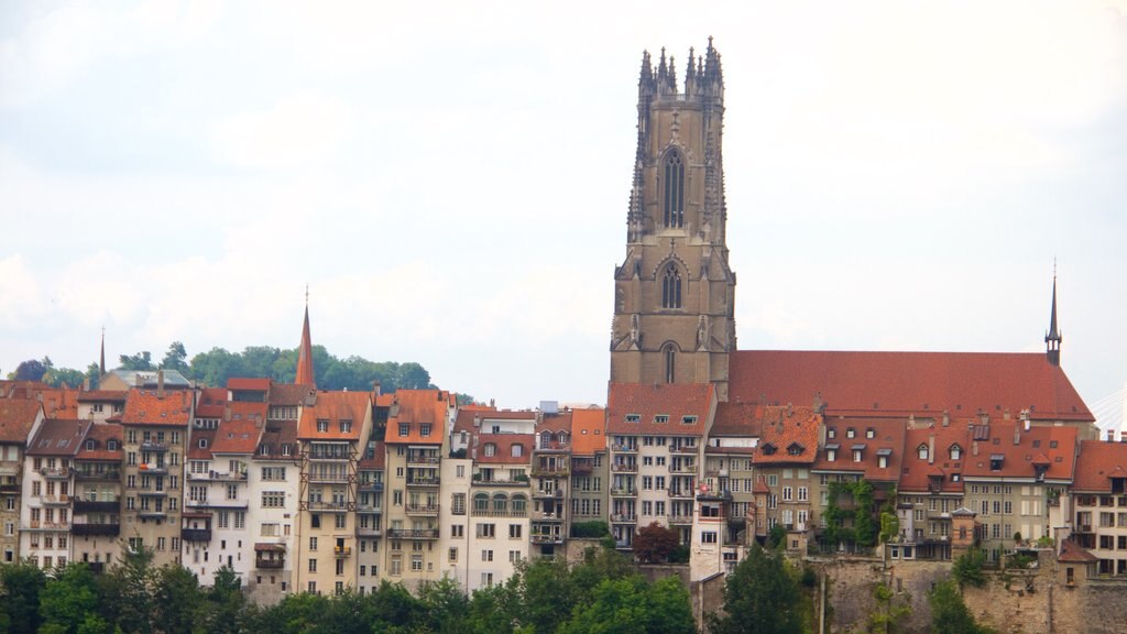 Friburgo mostrando patrimonio de arquitectura