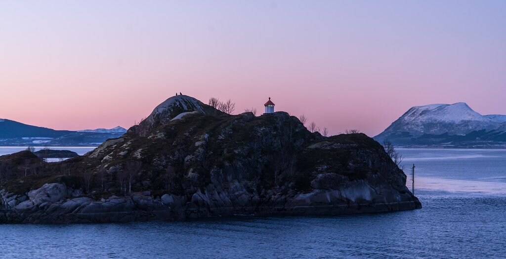 Sonnenuntergang in Norwegen