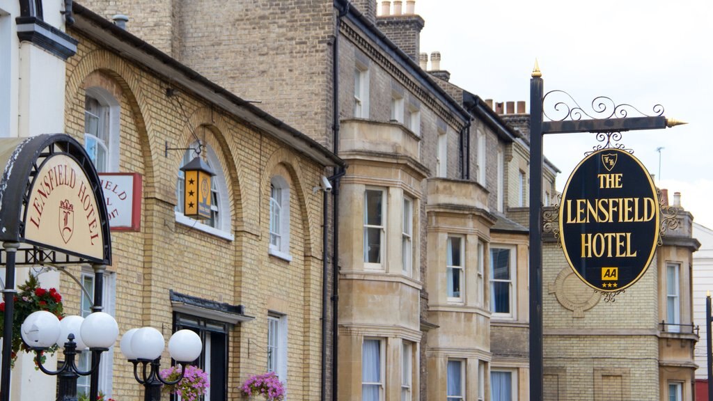 Cambridgeshire which includes signage and heritage architecture