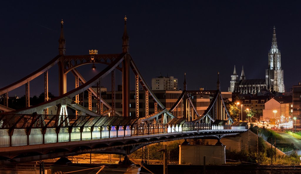 Ulm bei Nacht